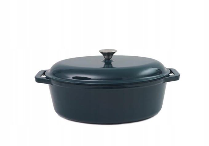 Nois Tierra Serie - Ovale Gietijzeren Pan - 36cm - 7.5L - Morski