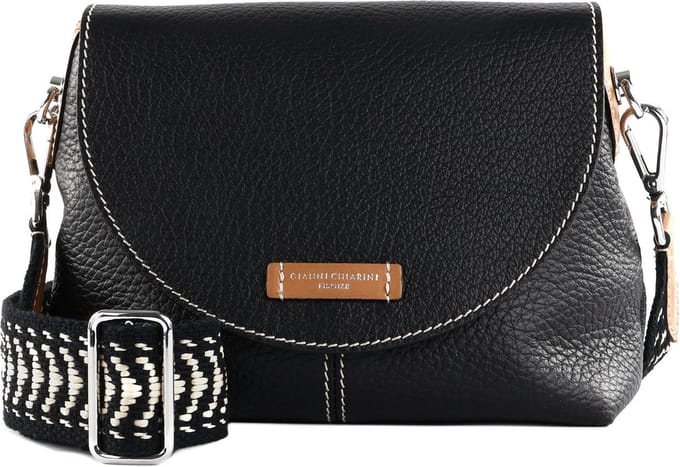 GIANNI CHIARINI Schoudertas Alessandra Crossbody Bag Nero Zwart
