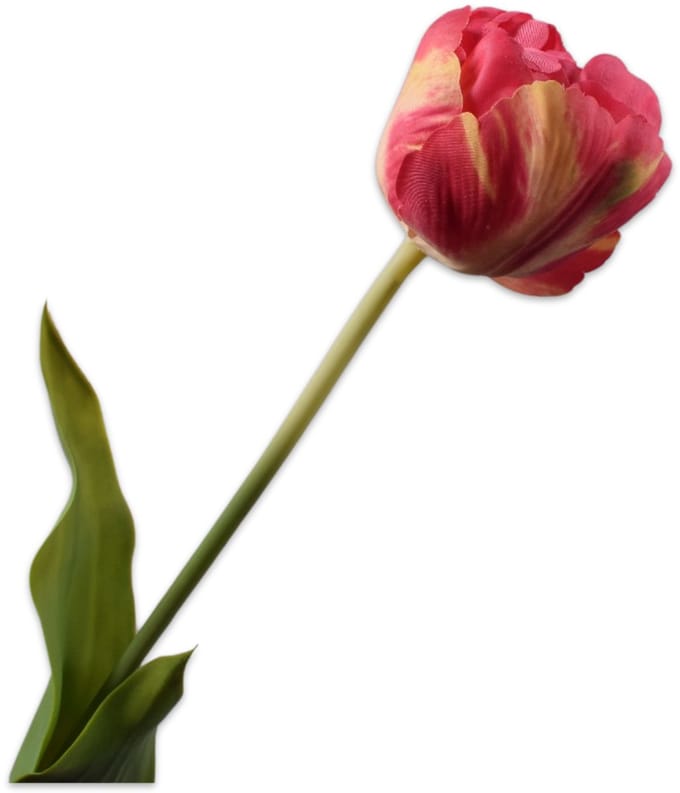 Silk-ka - Kunstbloem - tulp - paars - H66 cm