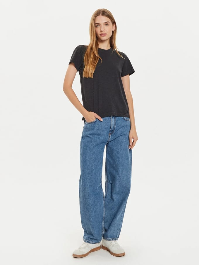 Lee Perfect Tee Unionall Black Größe: M | Hemden Outlet | Damen | Schwarz