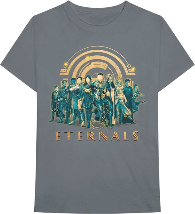 Marvel Eternals - Heroes Heren T-shirt - M - Grijs