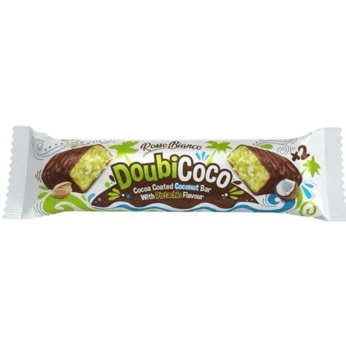 Barre de coco 40g - crème de pistache, délicieuse douceur pour un cadeau