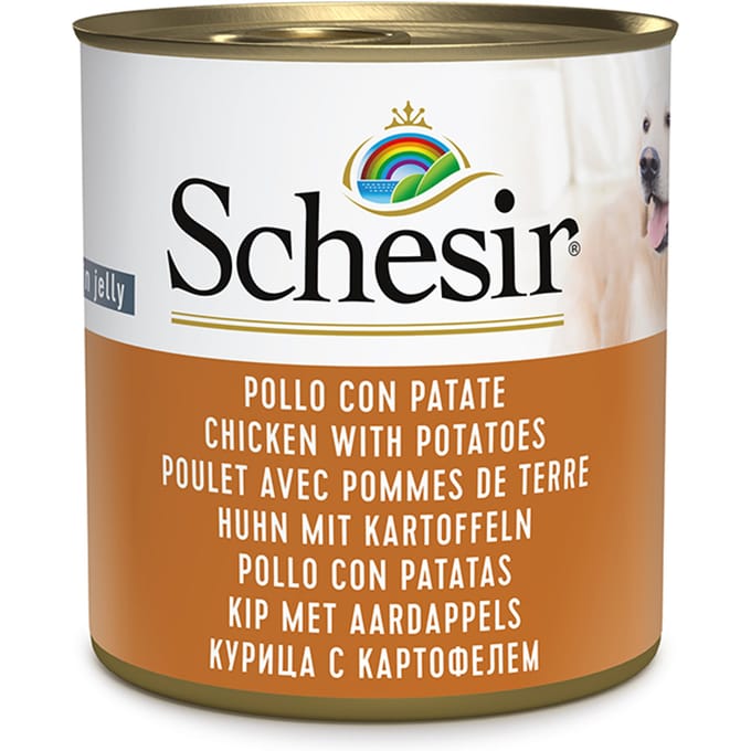 Schesir Kip met Aardappelen 6x 285g