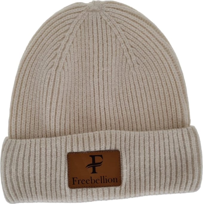 Freebellion Beanie - Winter muts - Ecru - Creme - Wol