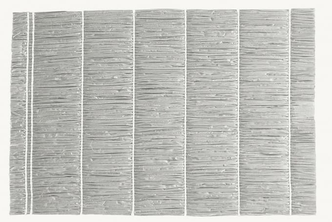Balkondoek windscherm basic grijs 90x300 cm