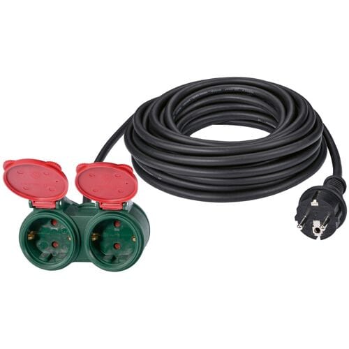 PARKSIDE Verlengsnoer met dubbel stopcontact, 10 m