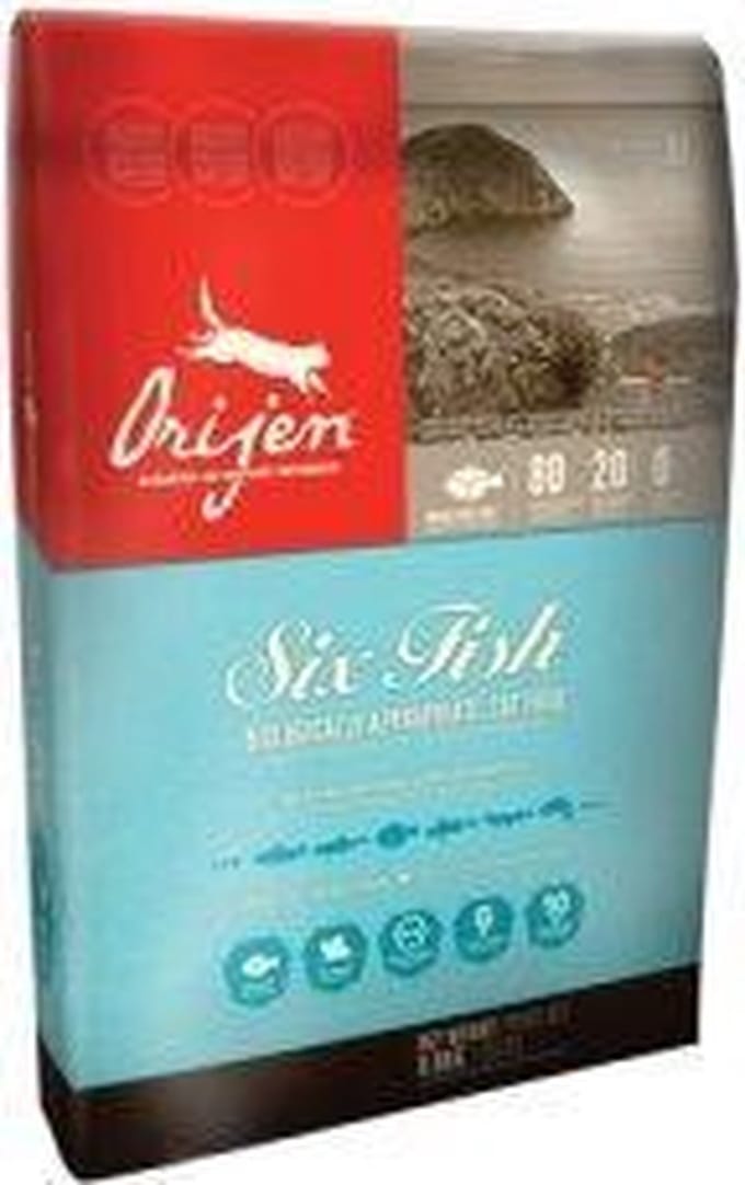 Orijen Six Fish Cat Whole Prey Proefverpakking - 340 gram