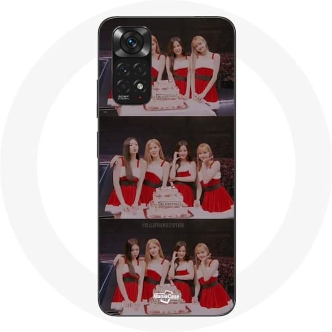 Coque pour Xiaomi Redmi Note 11 4G BLACKPINK Cadeau de Noël Chanson Last Christmas