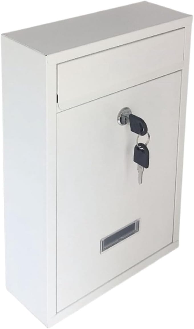 Brievenbus Box - Wanddoos - Veilig Post Ontvangen - Waterdicht Ontwerp - 32 x 21 cm - Wit