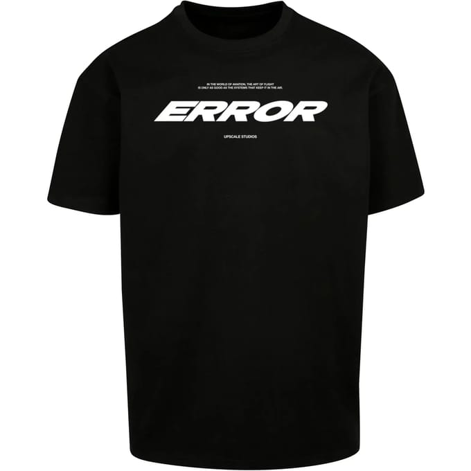 Oversized T-shirt Upscale Error Wording