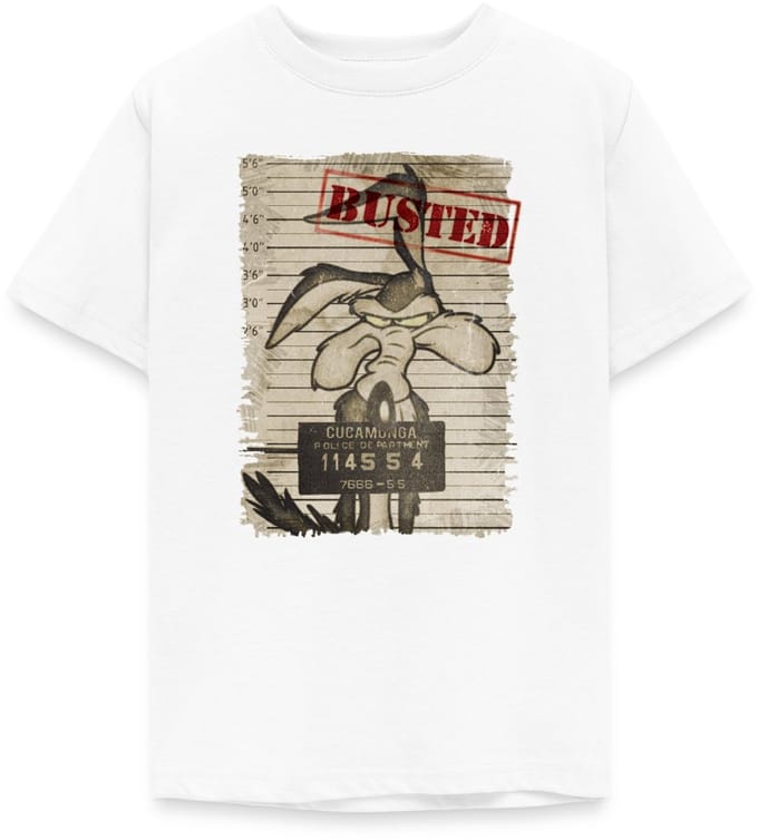 Looney Tunes Wile E. Coyote Busted T-Shirt Tiener