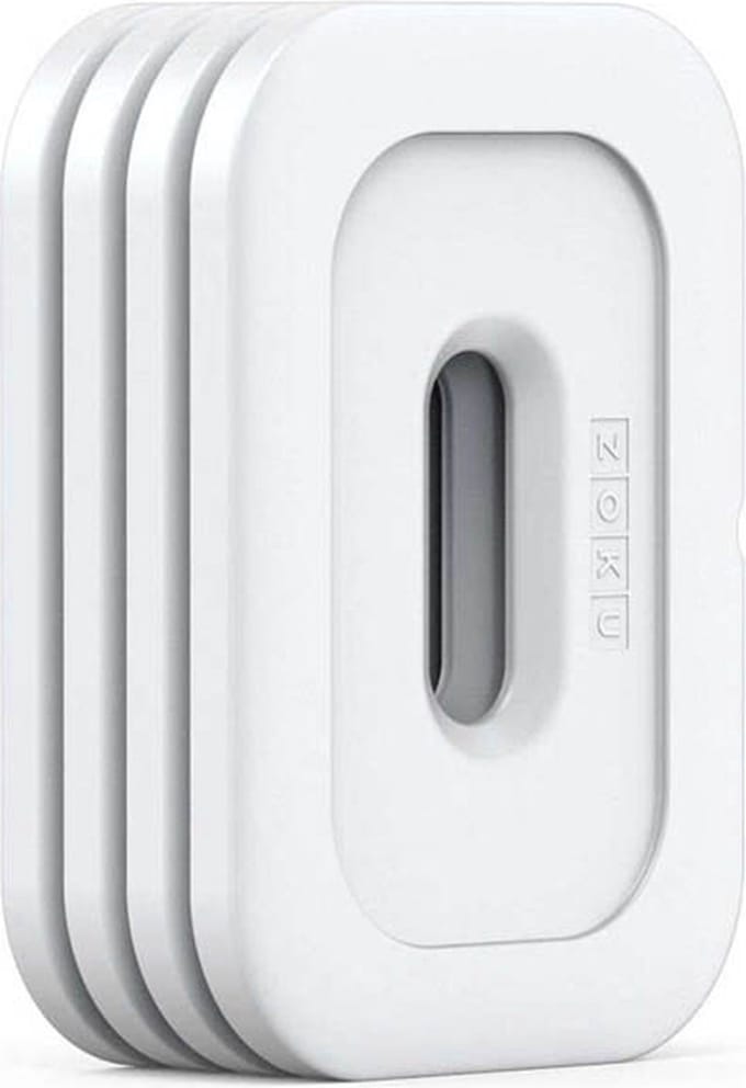 Vrieselement, Set van 4 Stuks, Polypropyleen, BPA vrij, Wit - Zoku | Neat Stack