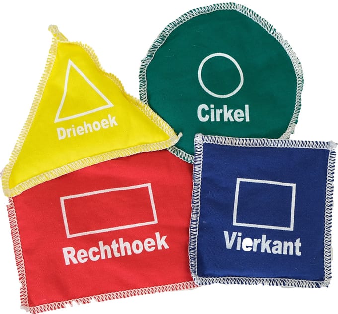MD sport - Pittenzakjes vormen - set van 4