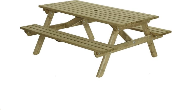 Talen picknicktafel - 180x160 cm - 35 mm dikke plank