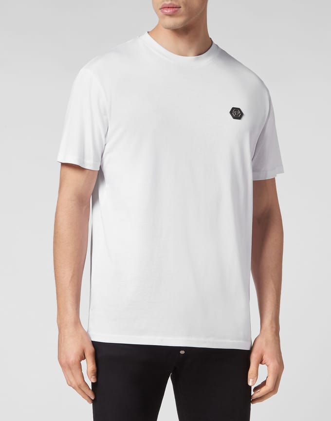 T-Shirt Ronde Hals Gothic Plein