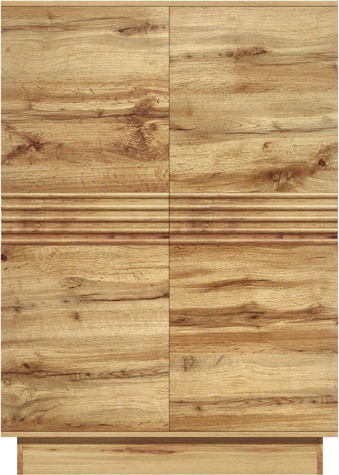 Toro-Highboard - 2-deurs - Eikenlook
