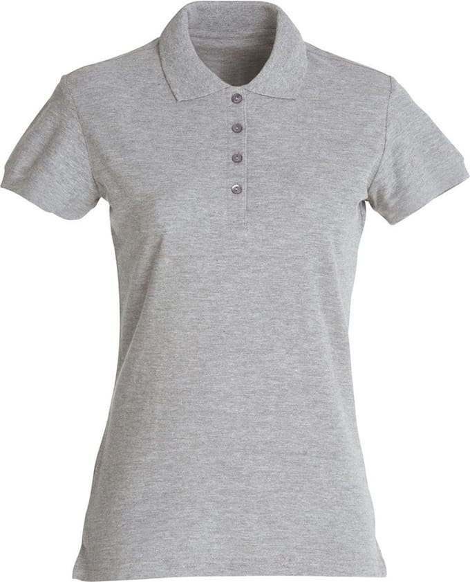 Clique Basic Polo Women 028231 - Grijs-melange - M