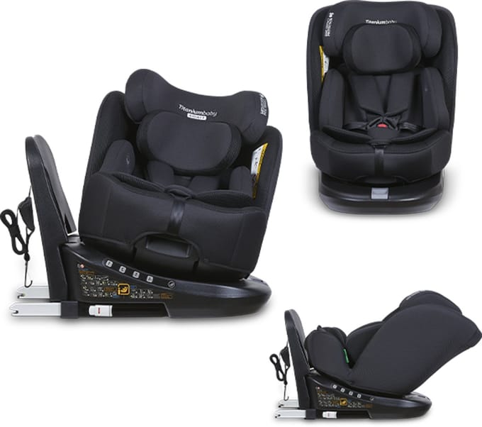 Titanium Baby Smart Jade - Autostoel - i-Size - Black/Mesh