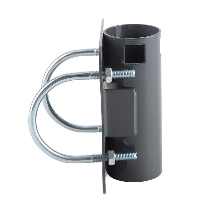 Luchtmast Pijpklem RVS 30mm tot 50mm Verstelbare U-vorm Antenne Montagebeugel gray
