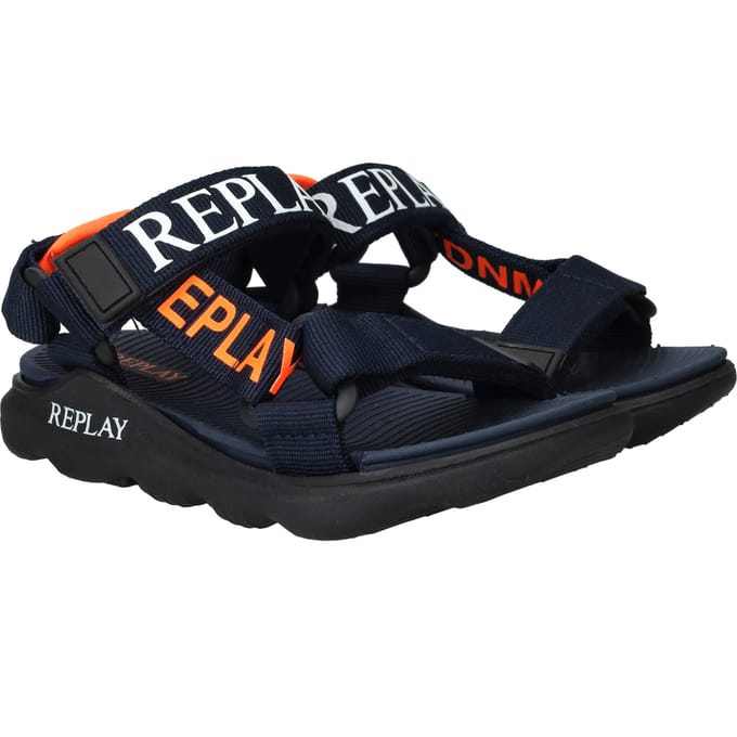 Replay Spacer 1 Sandalen - Jongens - Donkerblauw - Maat 33