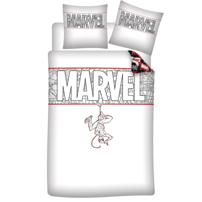 Marvel Comics Dekbedovertrek SpiderMan - 140 x 200 cm - Bio Katoen