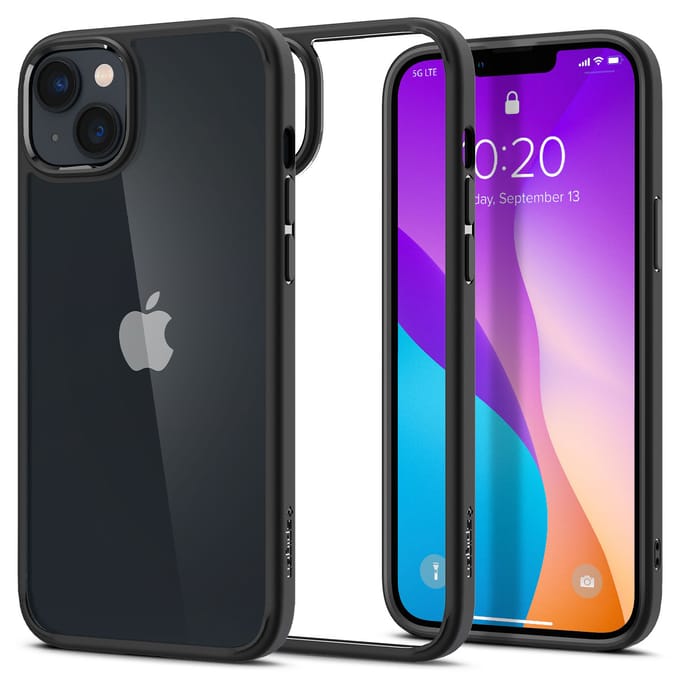 Spigen Ultra Hybrid Backcover voor de Apple iPhone 14 - Matte Black