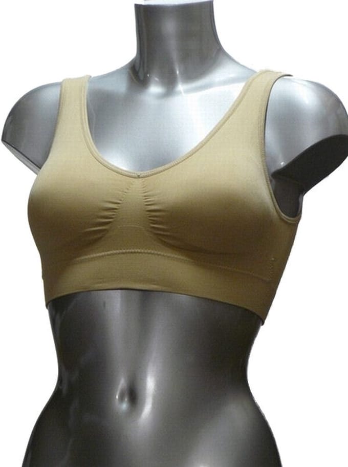 J&C dames Ah bra voorgevormd - maat S/M - huid
