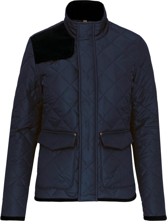 Kariban Gewatteerde herenjas K6126 - Navy / Black - M