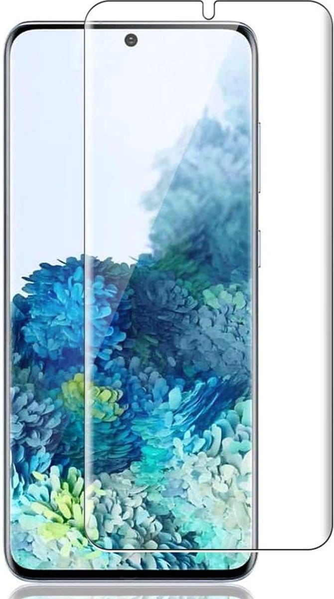 Screenprotector geschikt voor Samsung S20 Plus - Full Glas PET Folie Screen Protector