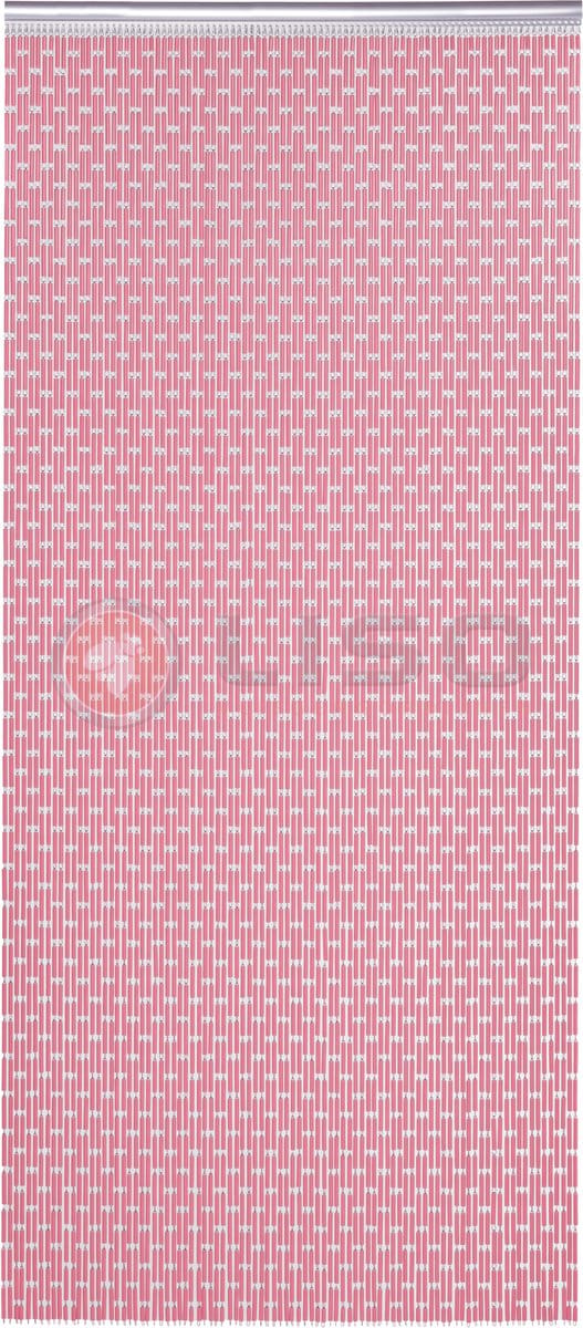 Liso Vliegengordijn - Hulzengordijn Lichtroze - 92 x 209 cm