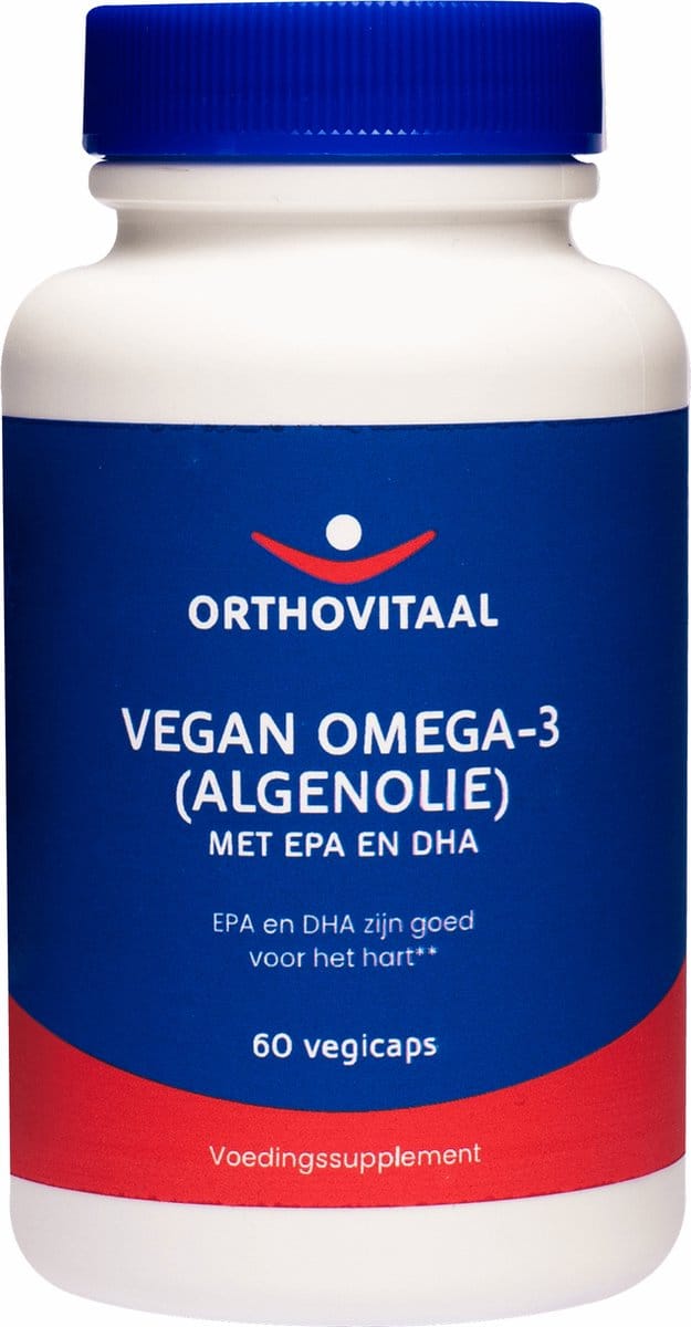 OrthoVitaal Vegan omega 3 algenolie 60 Vegetarische capsules