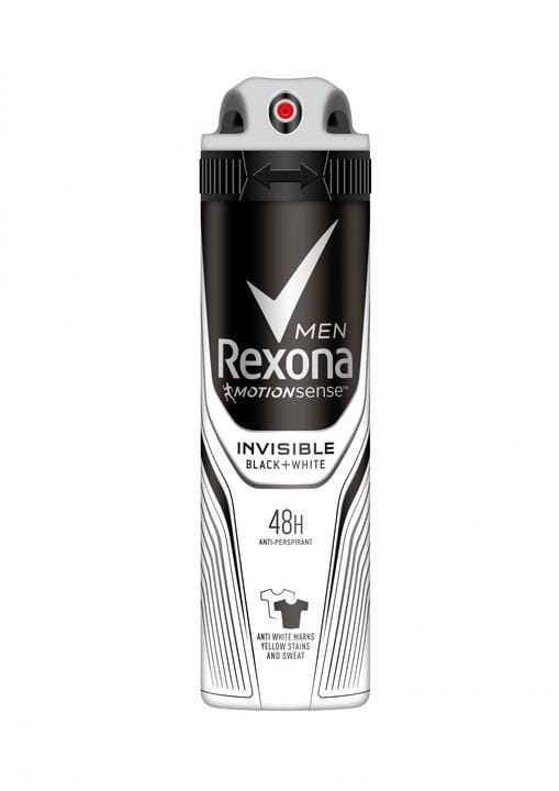 Rexona Men - Deodorant - Spray - Invisible on black + white clothes - 150ml