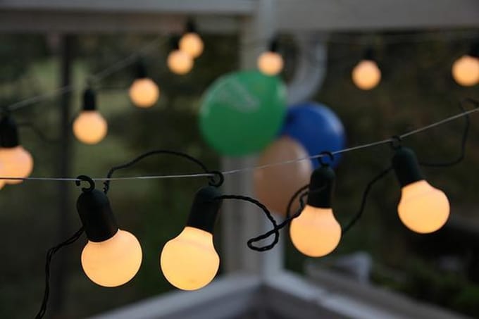 RTM Lighting Prikkabel 570cm met 20 lampjes -Super Warm Wit- prikkabel - lichtsnoer