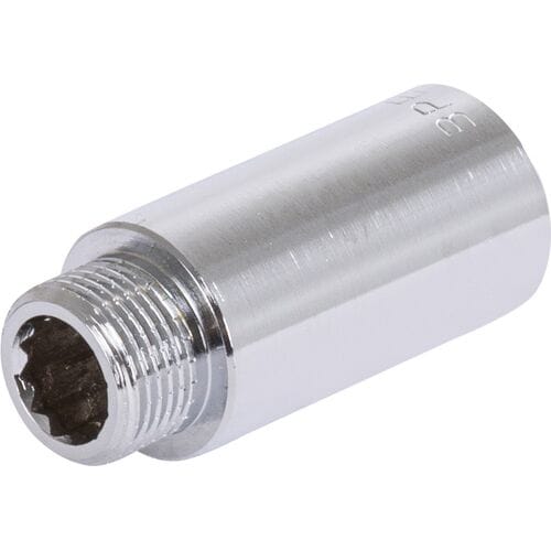 BPE kraanverlengstuk chroom gepolijst 3/8"x40mm