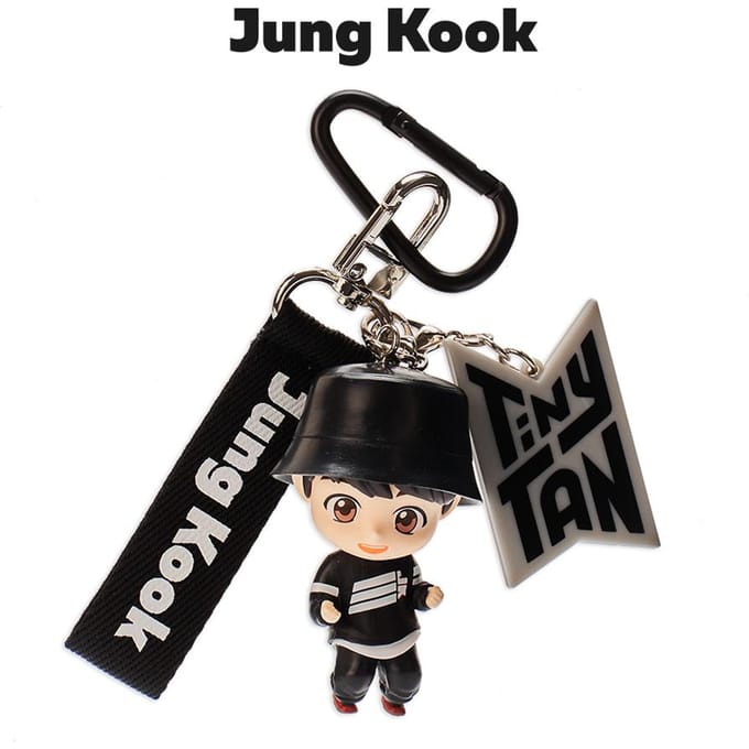 [Corée] BTS (Garçons Bangtan) Figurine porte-clés T-money, TinyTan, officiel, original, authentique, KPOP black
