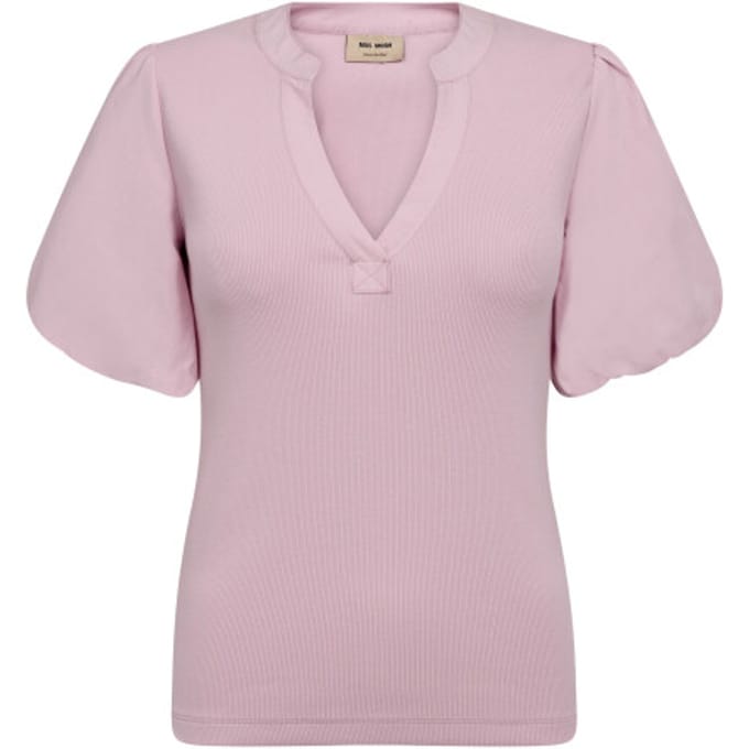 Mos Mosh 179020 247 mosmosh mmjada v-ss puff tee fragrant lilac