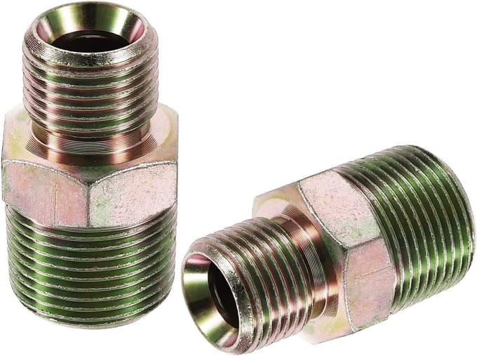Koolstofstalen Verloopstukken G3/4 x PT1/2 Dubbele Nippel 5 Stuks