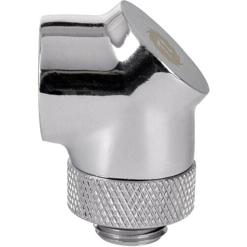 Thermaltake Pacific G1/4 90 Degree Adapter – Chrome Waterkoelinghoekverbinder