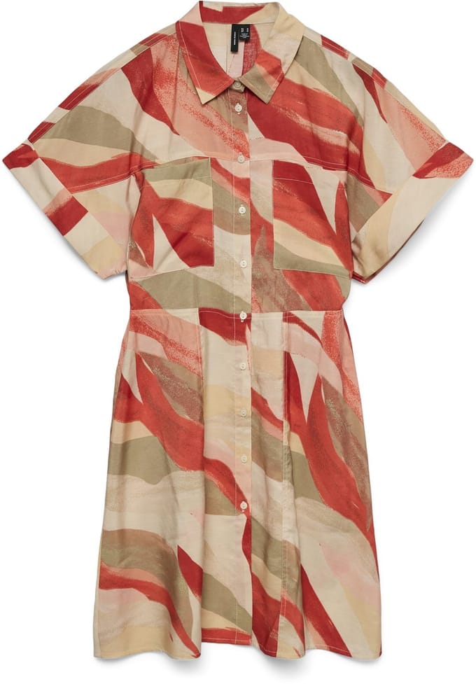 VERO MODA - VMTYRA SS SHORT SHIRT DRESS WVN EXP - Dames - Mini jurken
