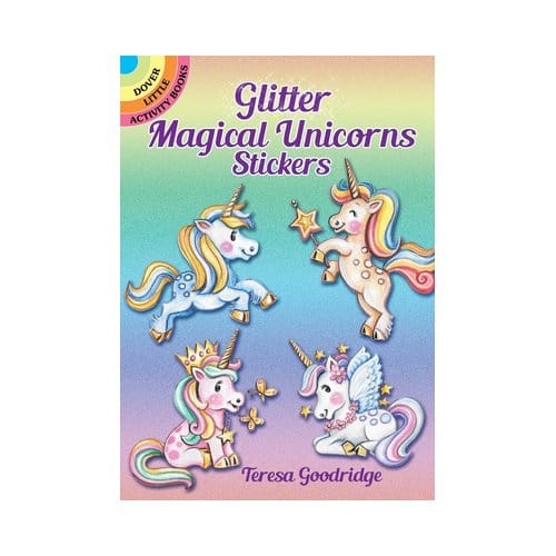Glitter Magical Unicorns Stickers - Little Activity Books - Teresa Goodridge