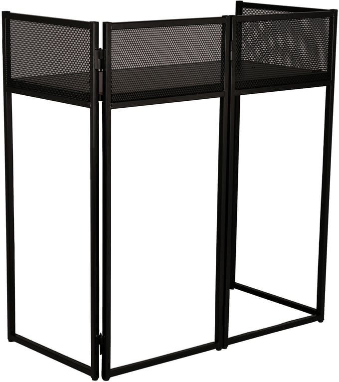 DJ-booth - Inklapbaar frame - Innox FlexBooth 200 - Zwart