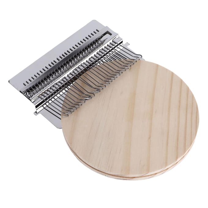 Stopmachine Speedweve Type Weefgereedschap Handig Klein Weefgetouw Kit voor Beginners Snel beige