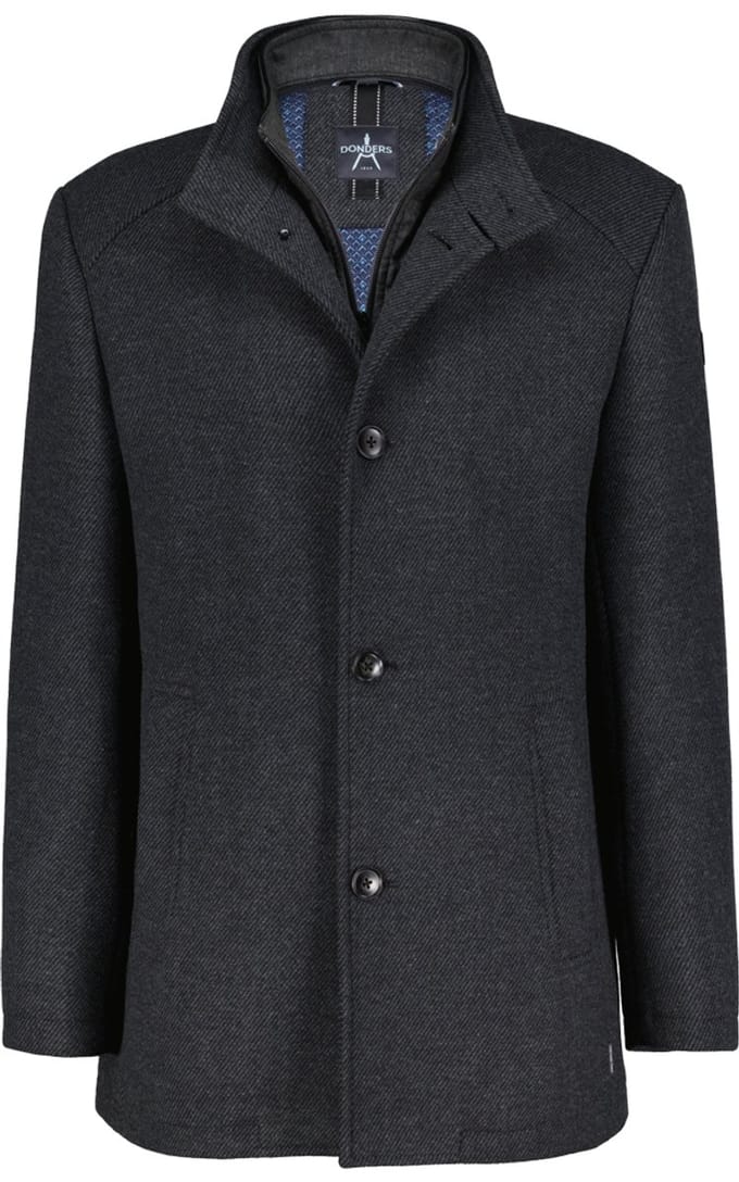Donders Jas Wooddown Wool Coat 21807 3 982 Mannen Maat - 4XL