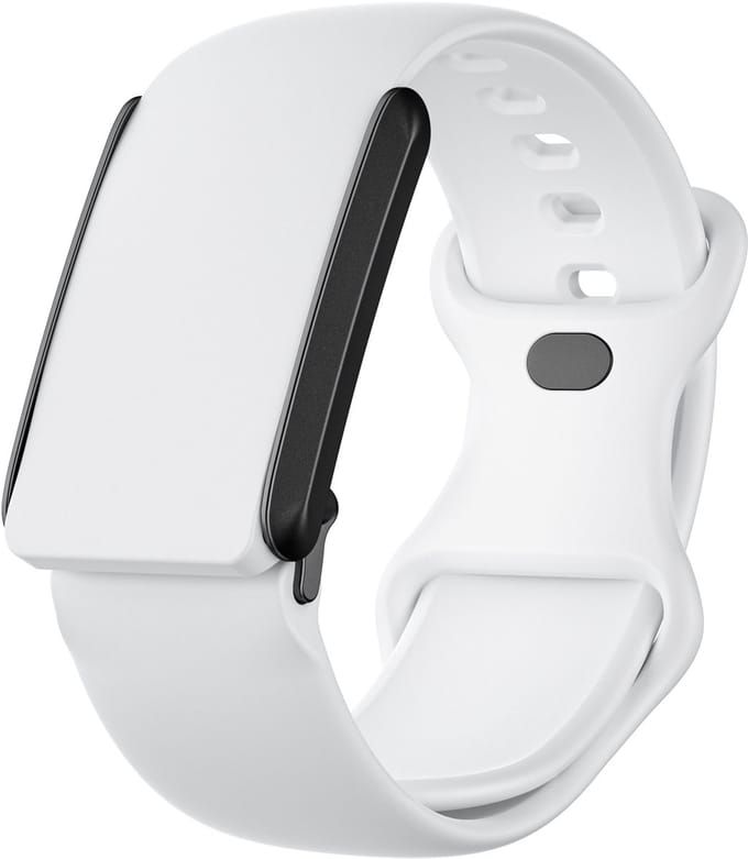 Strap-it Siliconen bandje met druksluiting - geschikt voor de Whoop 4.0 (wit)