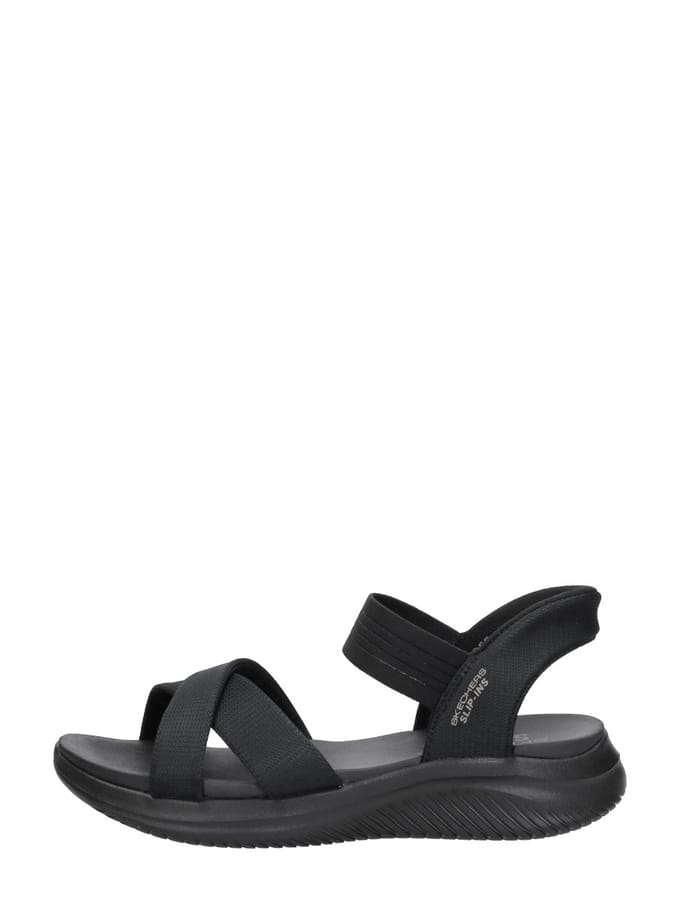 Skechers ULTRA FLEX 3.0 SANDAL - NEVER Dames Sandalen - Zwart