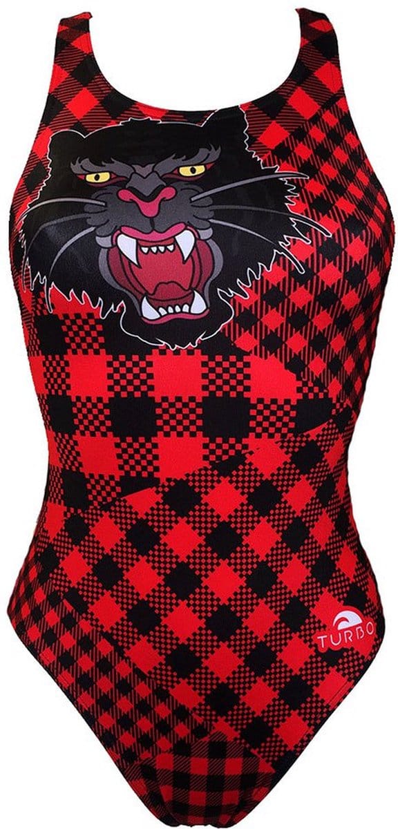 Turbo Red Tiger Zwemkleding Rood,Zwart M Vrouw