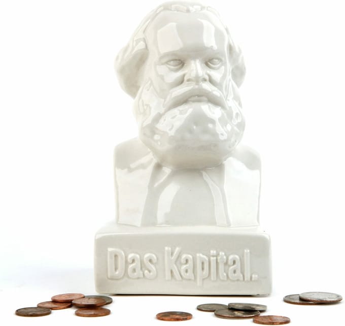 Kikkerland Spaarpot - Karl Marx Das Kapital
