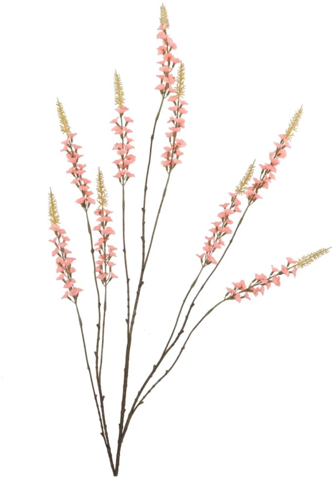 Daan Kromhout - Kunstbloem - Campanula - Oranje/roze - 146 cm -
