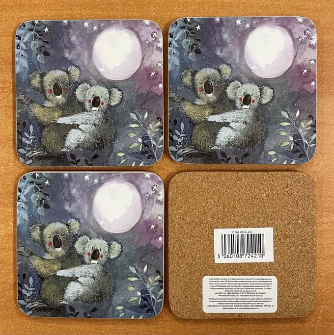 Alex Clark Onderzetters KOALAS ~ KOALA'S