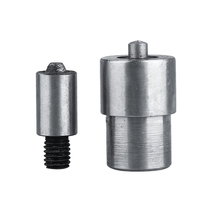 Oogjestang, professionele oogjestang met 3 stempelsets en 900 oogjes, 6 mm 10 mm 12 mm wit